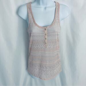 American Eagle Lightweight Sheer Racerback Tank Top Size Small